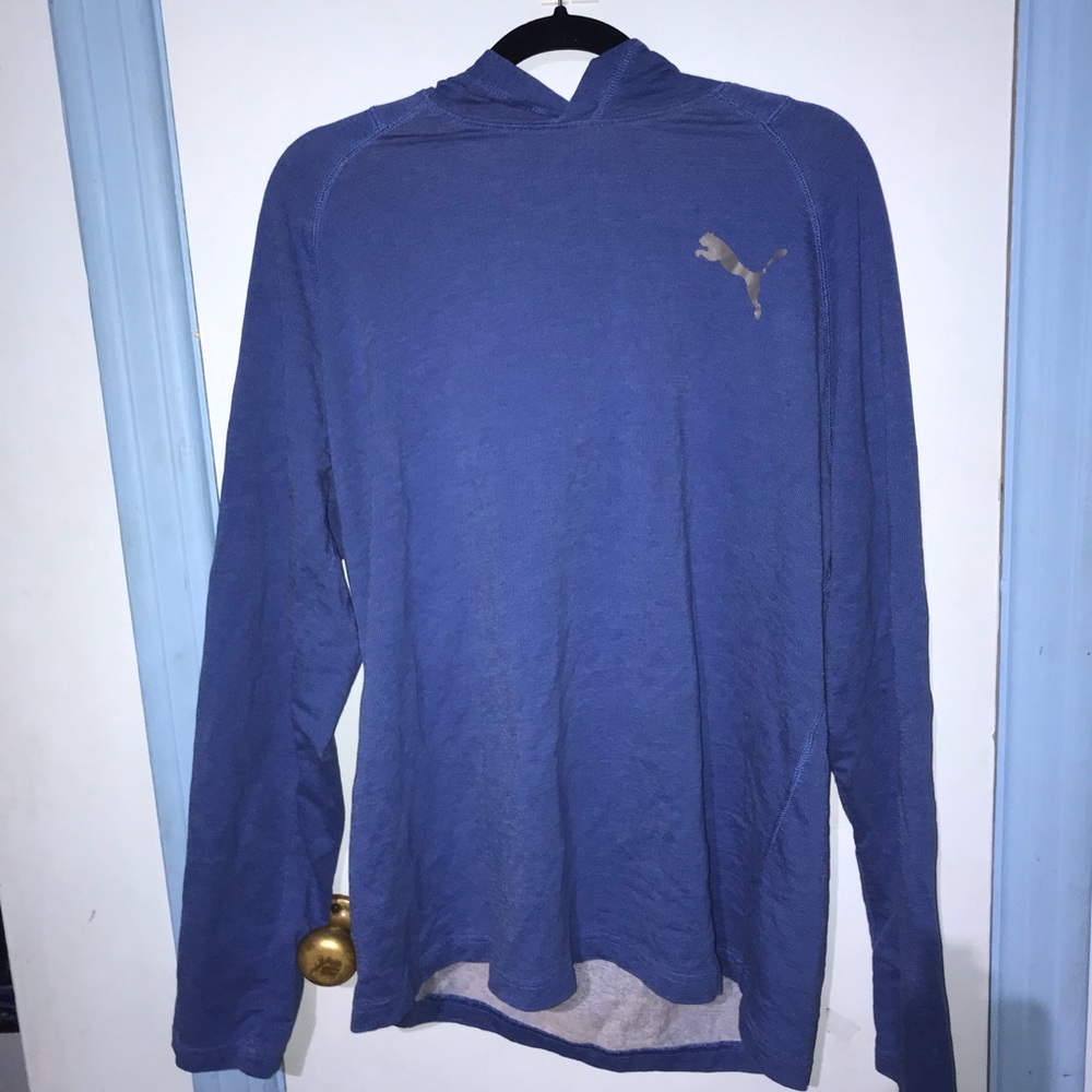 Long sleeve shirt with a hood Puma XXL